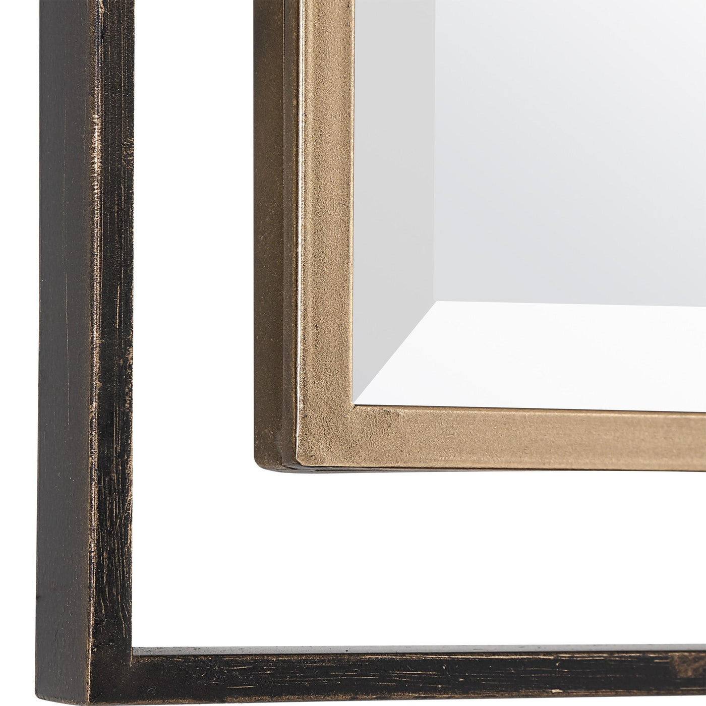 Uttermost Mirrors Carrizo Gold & Bronze Rectangle Mirror House of Isabella UK