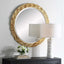Uttermost Mirrors Celeste Gold Round Mirror House of Isabella UK