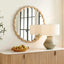 Uttermost Mirrors Cerrito Burnished Ivory Round Mirror House of Isabella UK