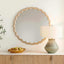 Uttermost Mirrors Cerrito Burnished Ivory Round Mirror House of Isabella UK