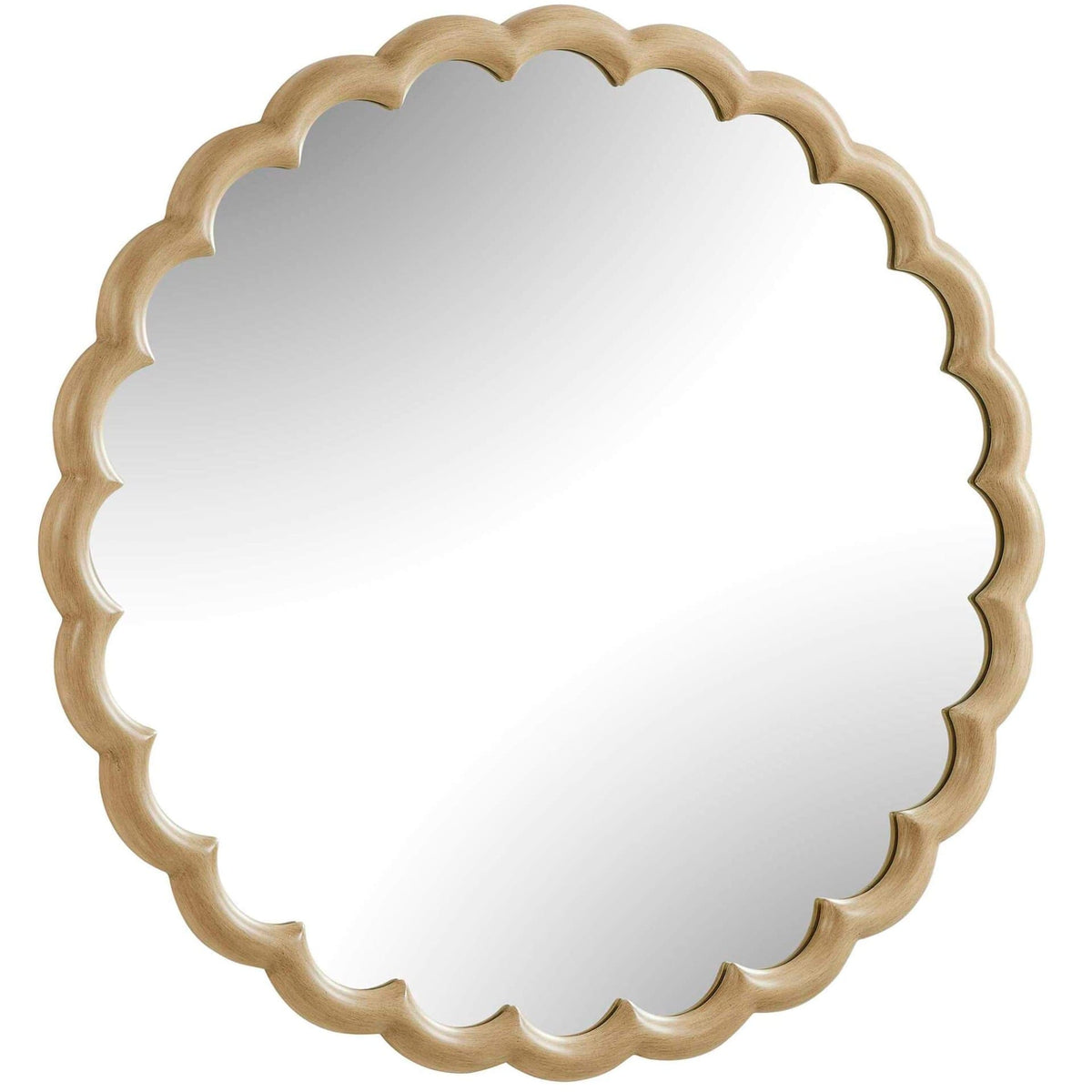 Uttermost Mirrors Cerrito Burnished Ivory Round Mirror House of Isabella UK