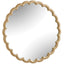 Uttermost Mirrors Cerrito Burnished Ivory Round Mirror House of Isabella UK