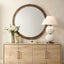 Uttermost Mirrors Cleveland Round Mirror in Burl Wood House of Isabella UK