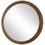Uttermost Mirrors Cleveland Round Mirror in Burl Wood House of Isabella UK