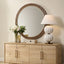 Uttermost Mirrors Cleveland Round Mirror in Burl Wood House of Isabella UK