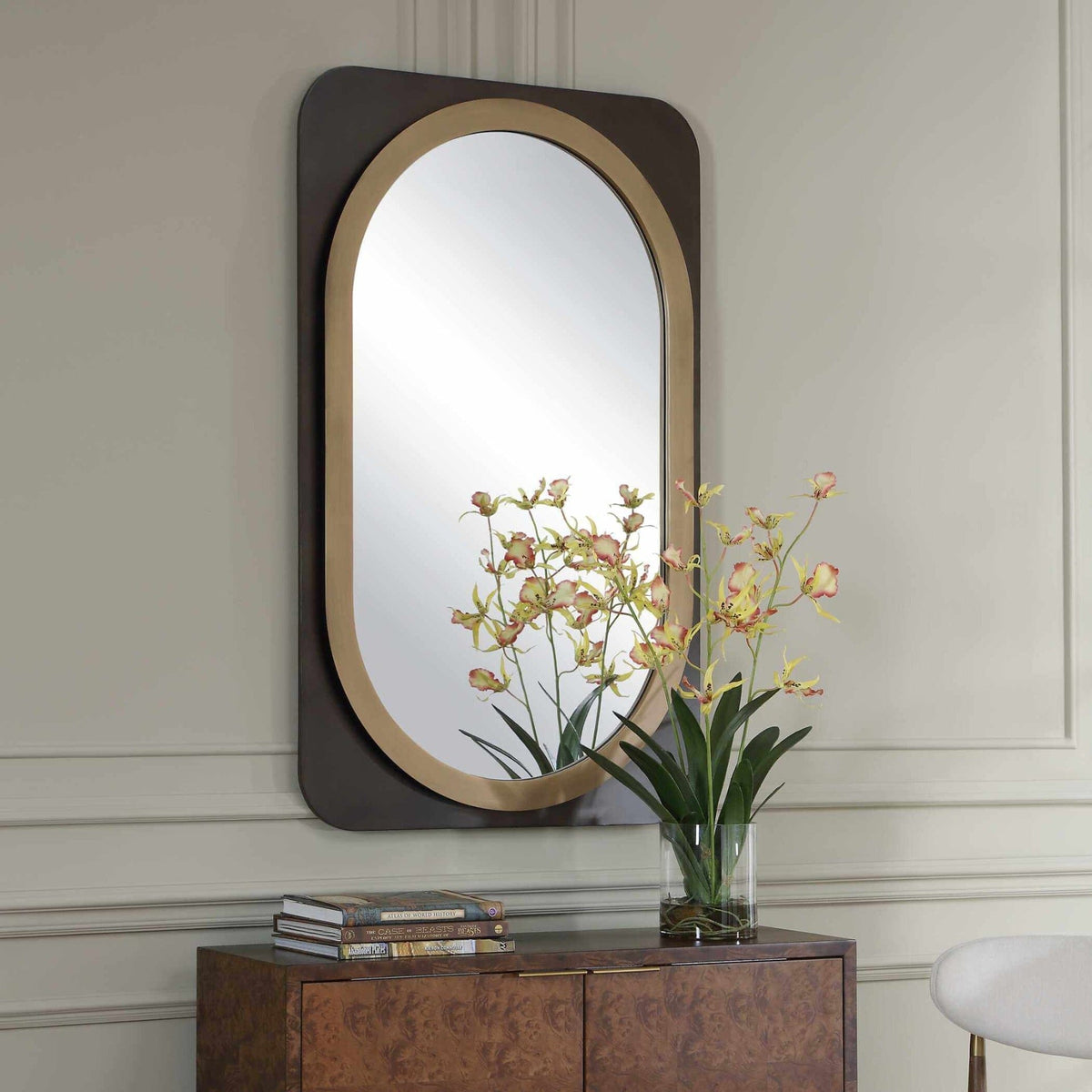 Uttermost Mirrors Condesa Bronze & Gold Mirror House of Isabella UK
