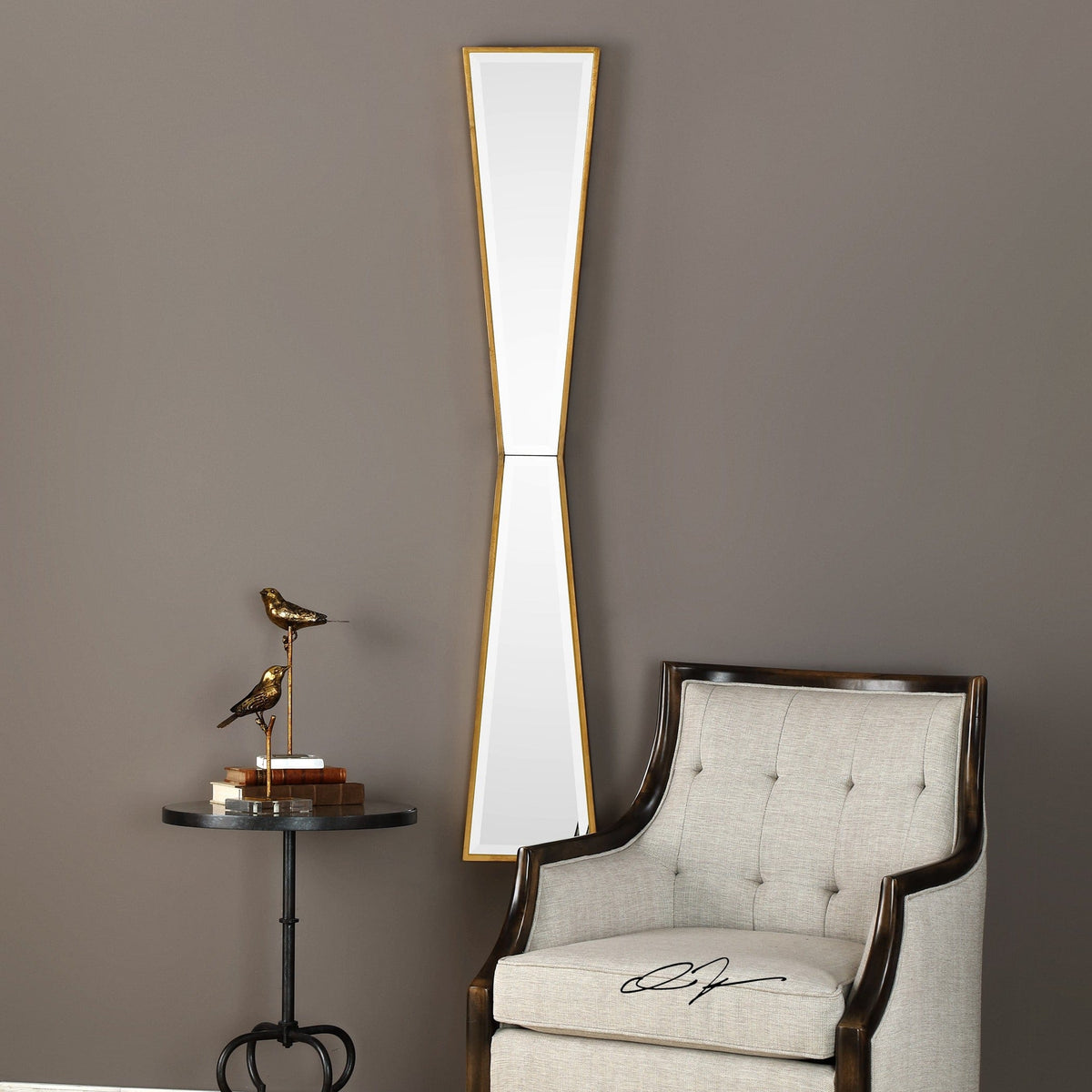 Uttermost Mirrors Corbata Gold Mirror House of Isabella UK
