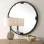 Uttermost Mirrors Cornelia Black Round Mirror House of Isabella UK