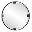 Uttermost Mirrors Cornelia Black Round Mirror House of Isabella UK
