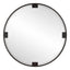 Uttermost Mirrors Cornelia Black Round Mirror House of Isabella UK