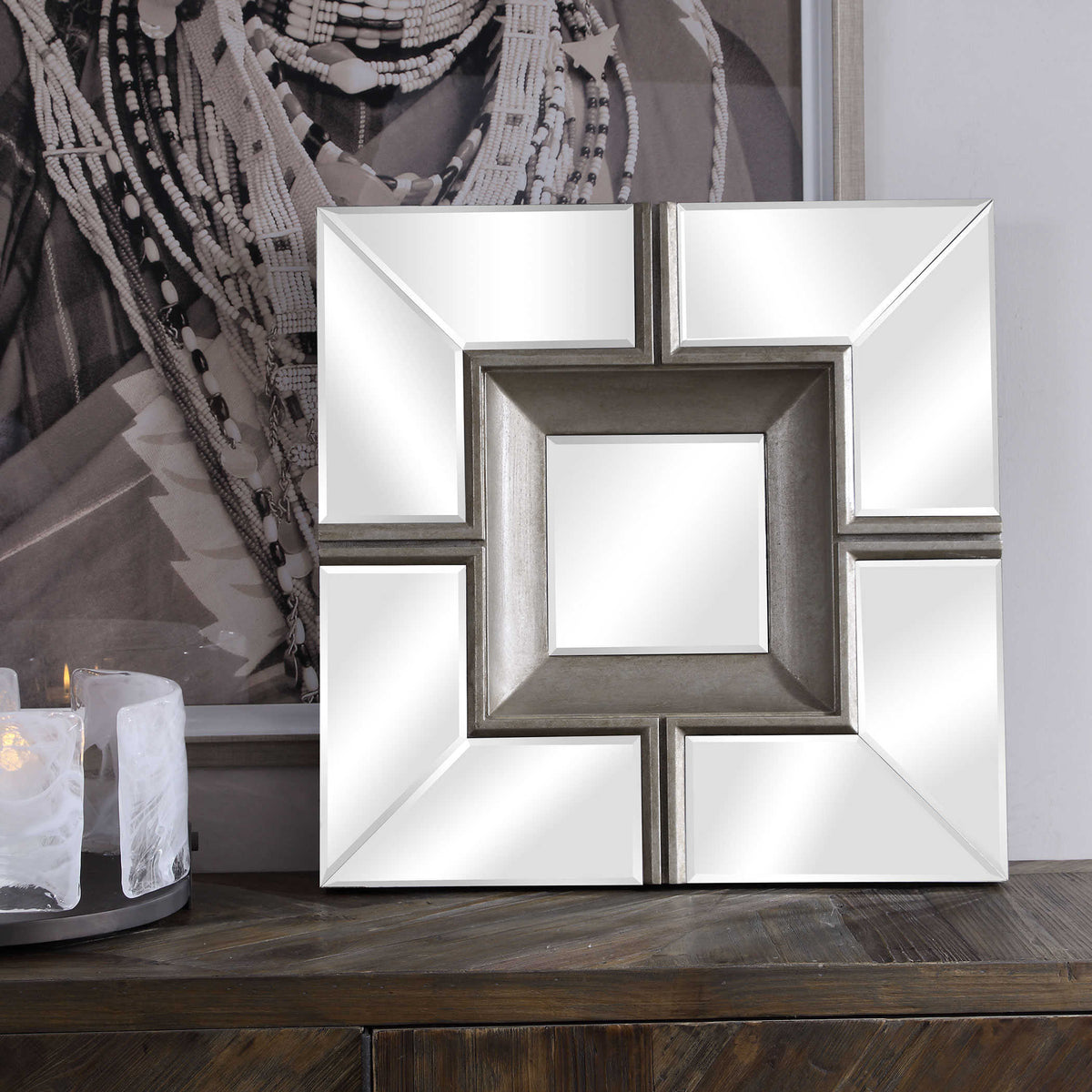 Uttermost Mirrors Corner Key Mirror House of Isabella UK