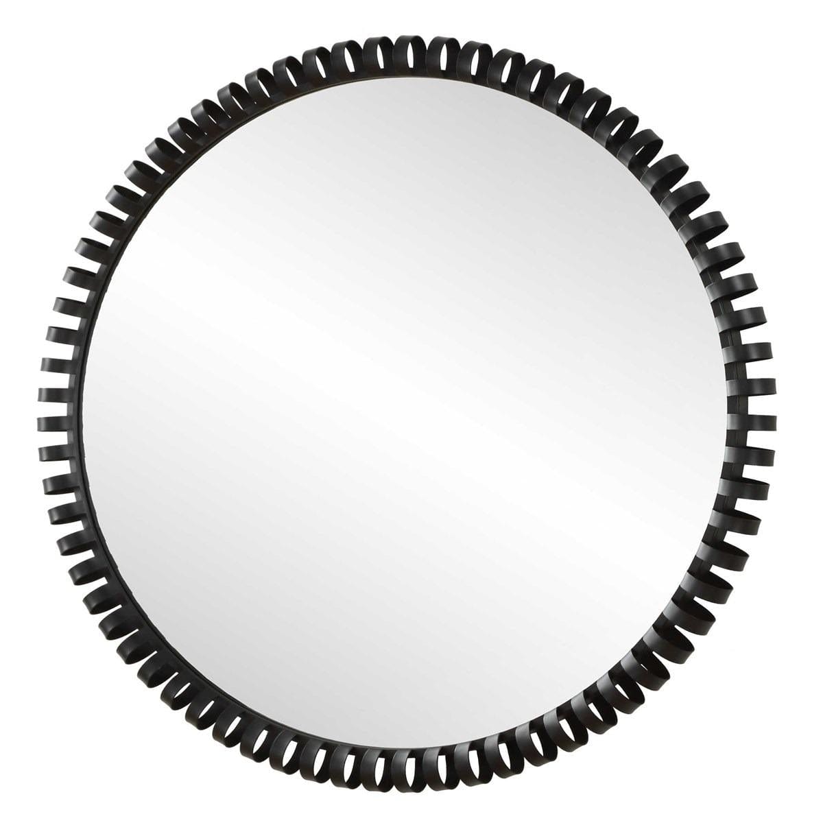 Uttermost Mirrors Corona Modern Round Mirror House of Isabella UK