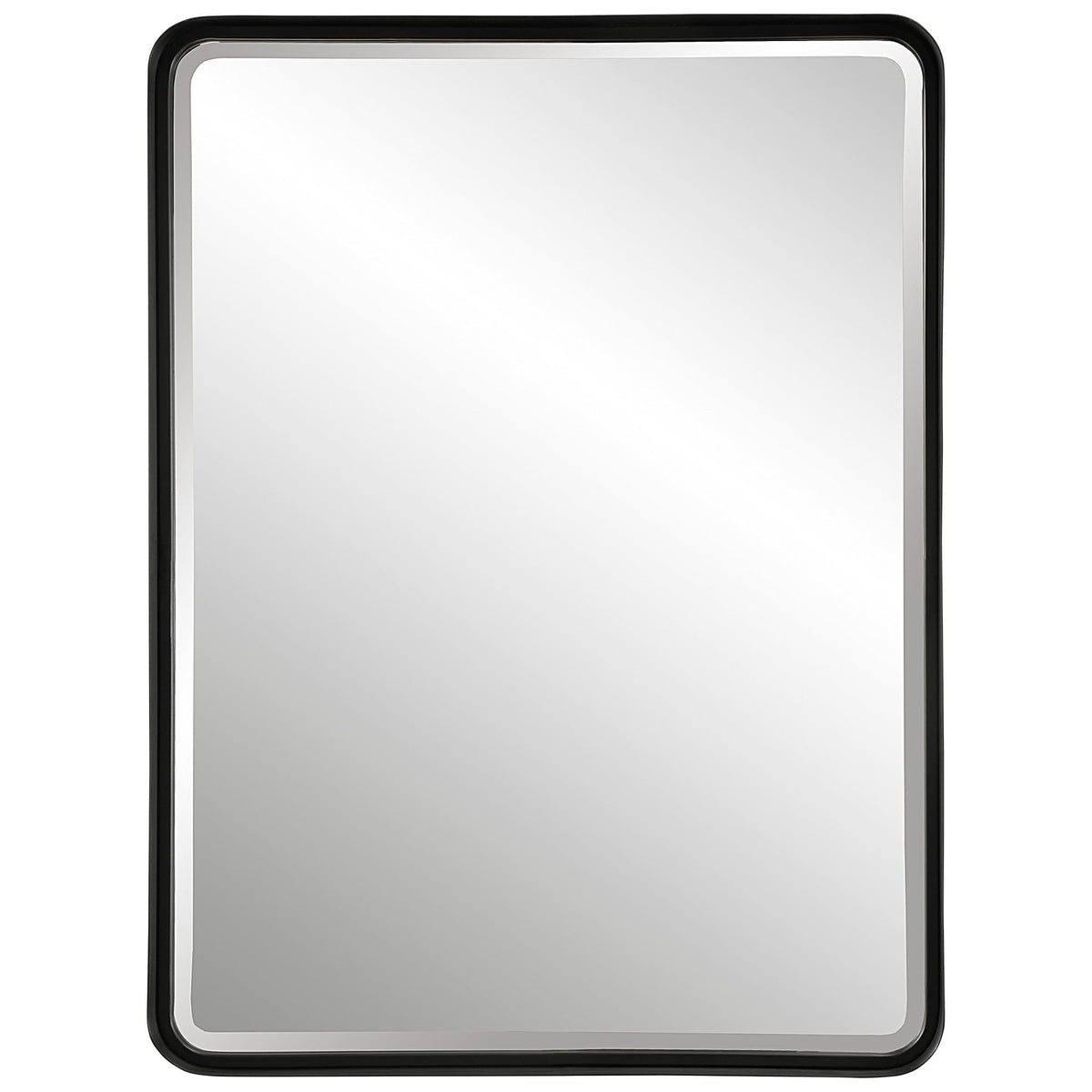 Uttermost Mirrors Crofton Black Large Mirror House of Isabella UK