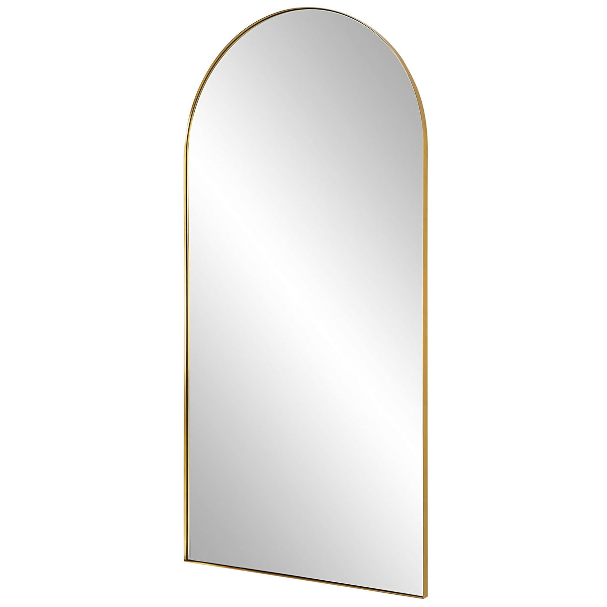 Uttermost Mirrors Crosley Antique Brass Arch Mirror House of Isabella UK
