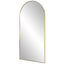 Uttermost Mirrors Crosley Antique Brass Arch Mirror House of Isabella UK