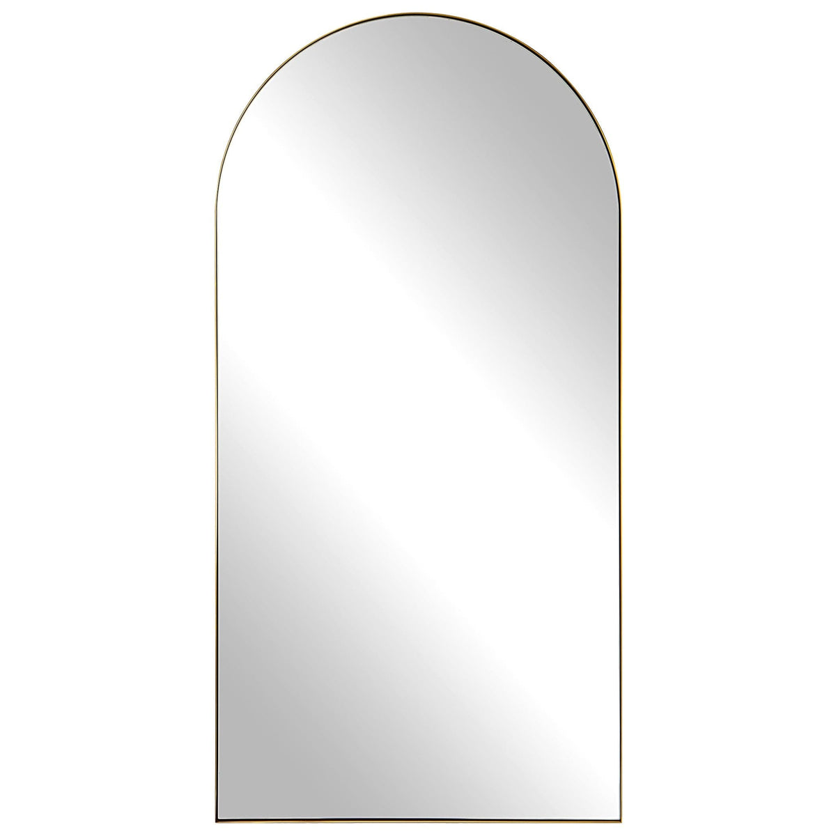 Uttermost Mirrors Crosley Antique Brass Arch Mirror House of Isabella UK