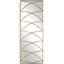 Uttermost Mirrors Crossed Up Full Length Mirror in Gold House of Isabella UK