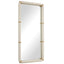 Uttermost Mirrors Cyprus Mirror in White Leather House of Isabella UK
