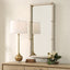 Uttermost Mirrors Cyprus Mirror in White Leather House of Isabella UK