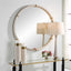 Uttermost Mirrors Cyprus White Round Mirror House of Isabella UK