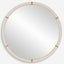 Uttermost Mirrors Cyprus White Round Mirror House of Isabella UK