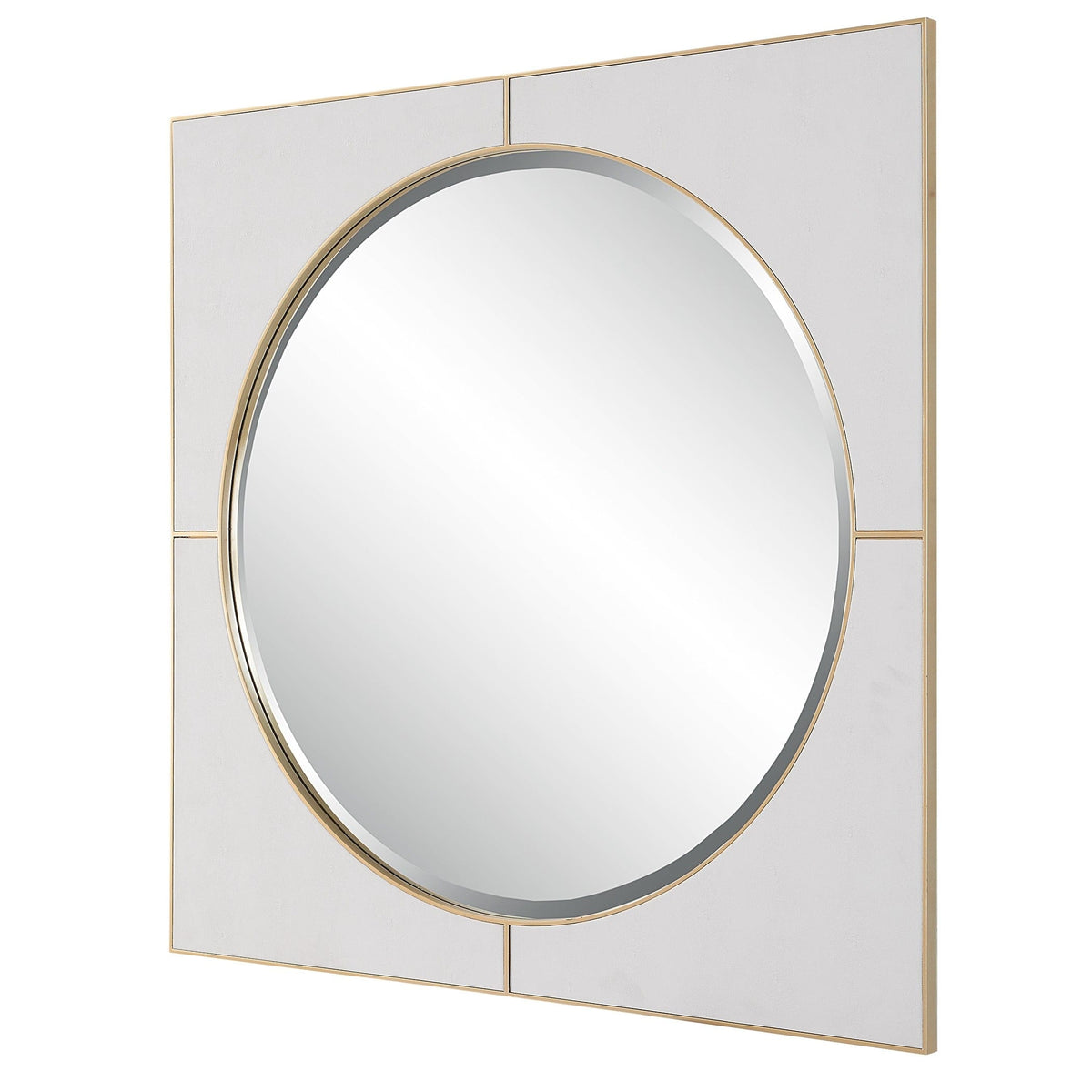 Uttermost Mirrors Cyprus White Square Mirror House of Isabella UK