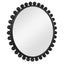 Uttermost Mirrors Cyra Black Round Mirror House of Isabella UK