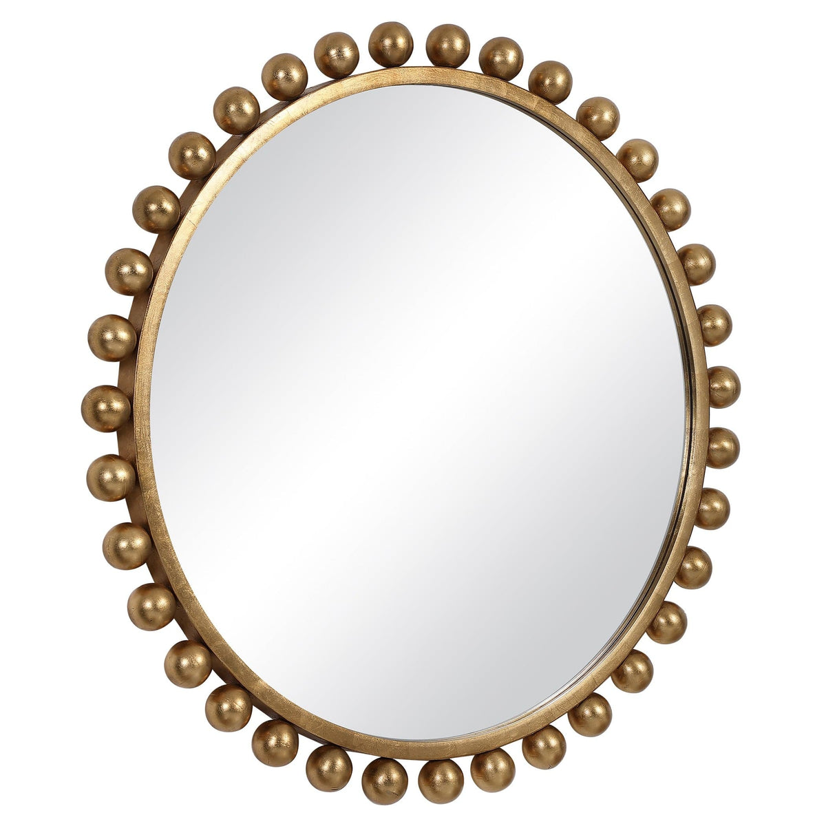 Uttermost Mirrors Cyra Gold Round Mirror House of Isabella UK