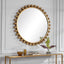 Uttermost Mirrors Cyra Gold Round Mirror House of Isabella UK