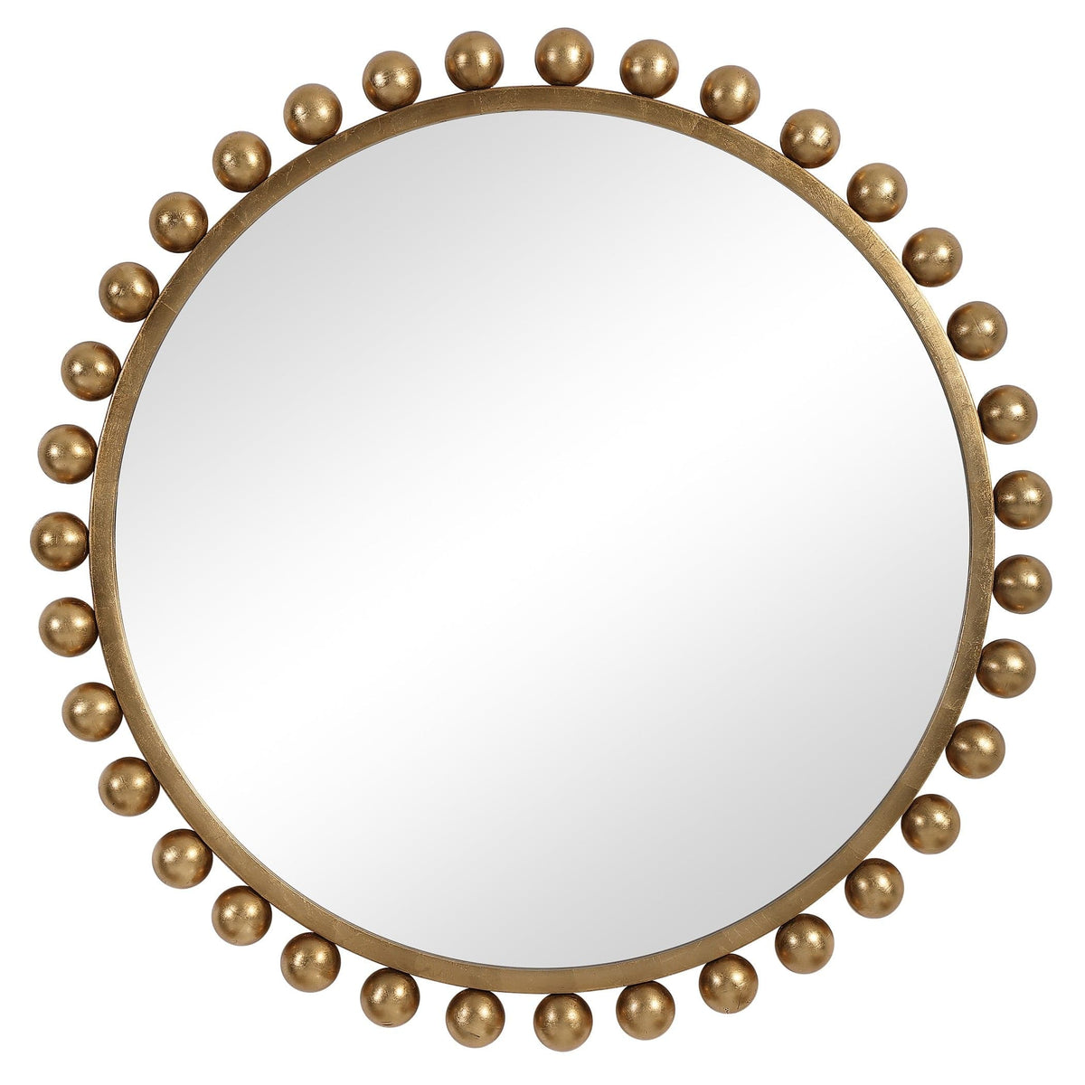 Uttermost Mirrors Cyra Gold Round Mirror House of Isabella UK