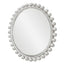 Uttermost Mirrors Cyra Round Wood Mirror in Aged Ivory House of Isabella UK