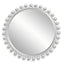 Uttermost Mirrors Cyra Round Wood Mirror in Aged Ivory House of Isabella UK