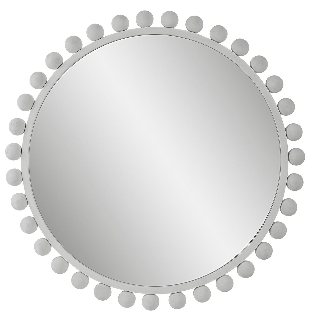 Uttermost Mirrors Cyra White Round Mirror House of Isabella UK