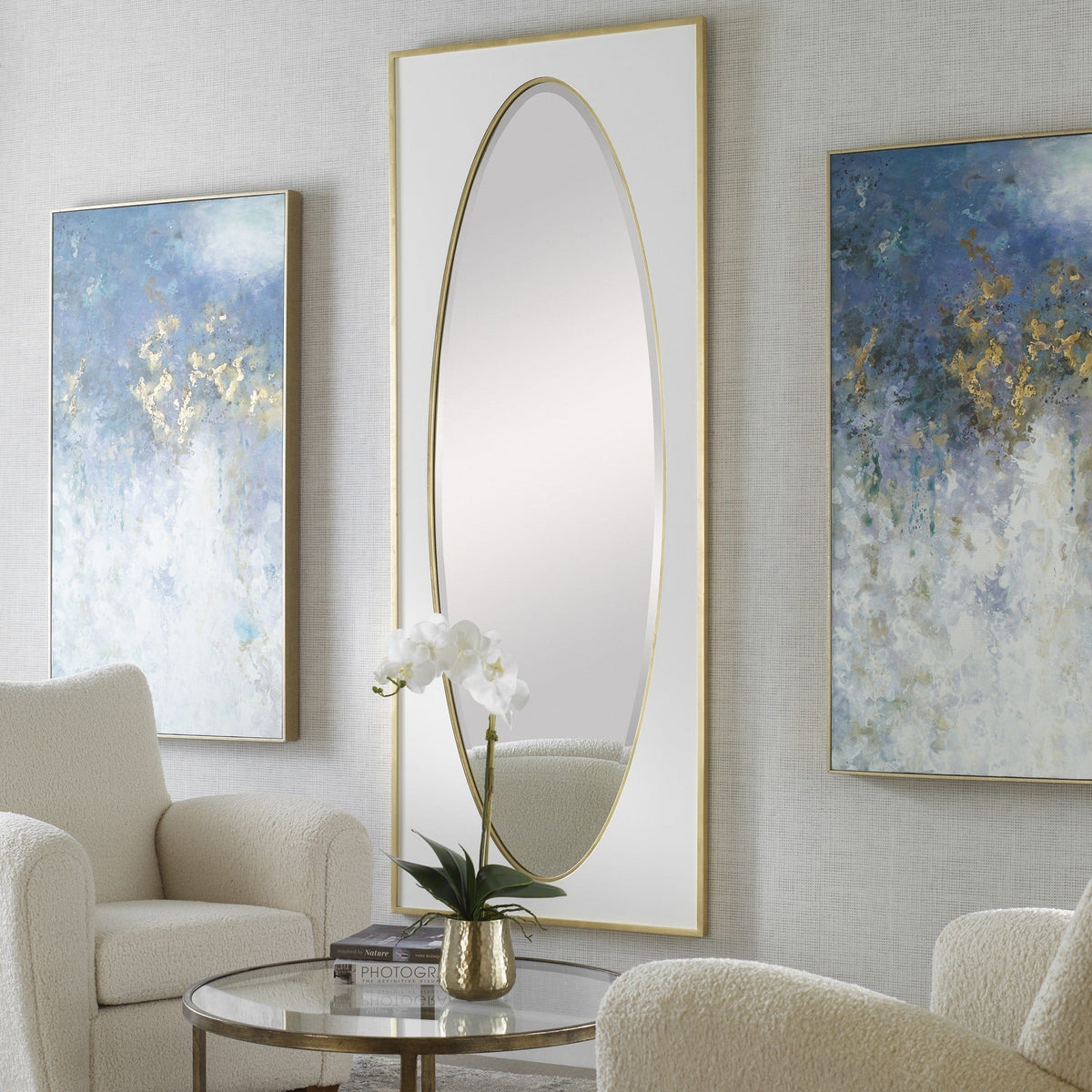 Uttermost Mirrors Danbury White Mirror House of Isabella UK