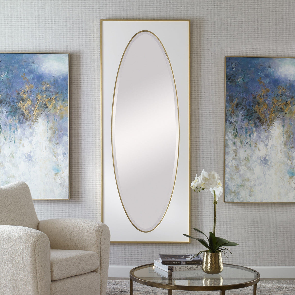 Uttermost Mirrors Danbury White Mirror House of Isabella UK