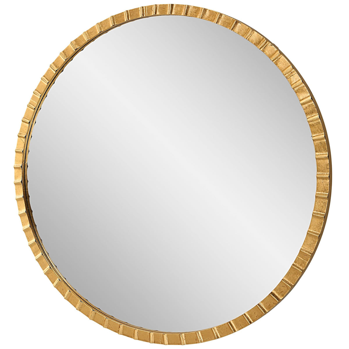 Uttermost Mirrors Dandridge Gold Round Mirror House of Isabella UK