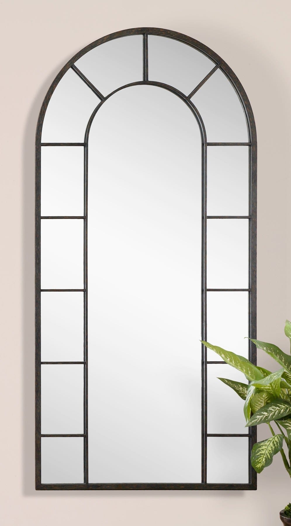 Uttermost Mirrors Dillingham Black Arch Mirror House of Isabella UK