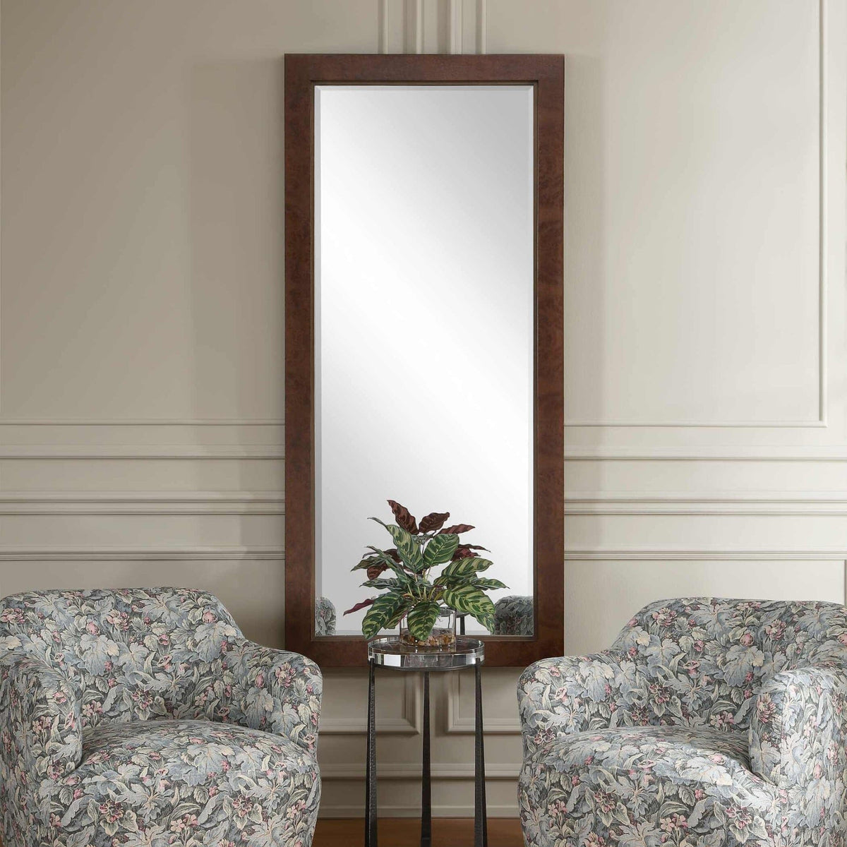 Uttermost Mirrors Durant Tall Wood Mirror House of Isabella UK