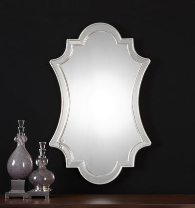 Uttermost Mirrors Elara Antiqued Silver Wall Mirror House of Isabella UK