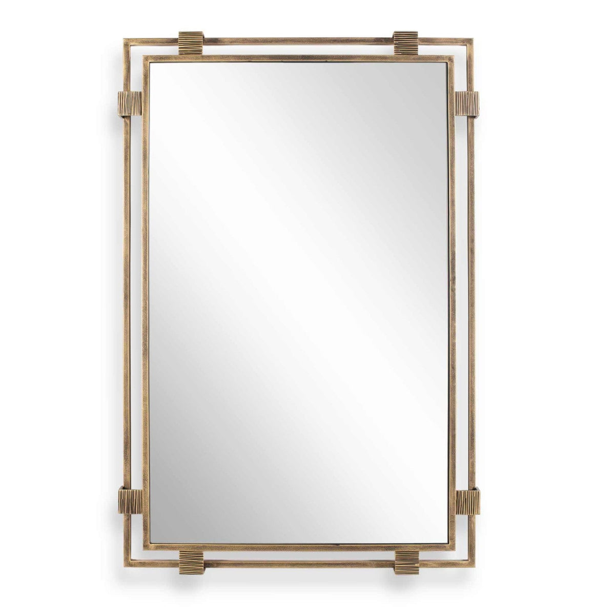 Uttermost Mirrors Elsher Vintage Gold Mirror House of Isabella UK
