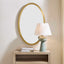 Uttermost Mirrors Elstree Antique Brass Oval Mirror House of Isabella UK