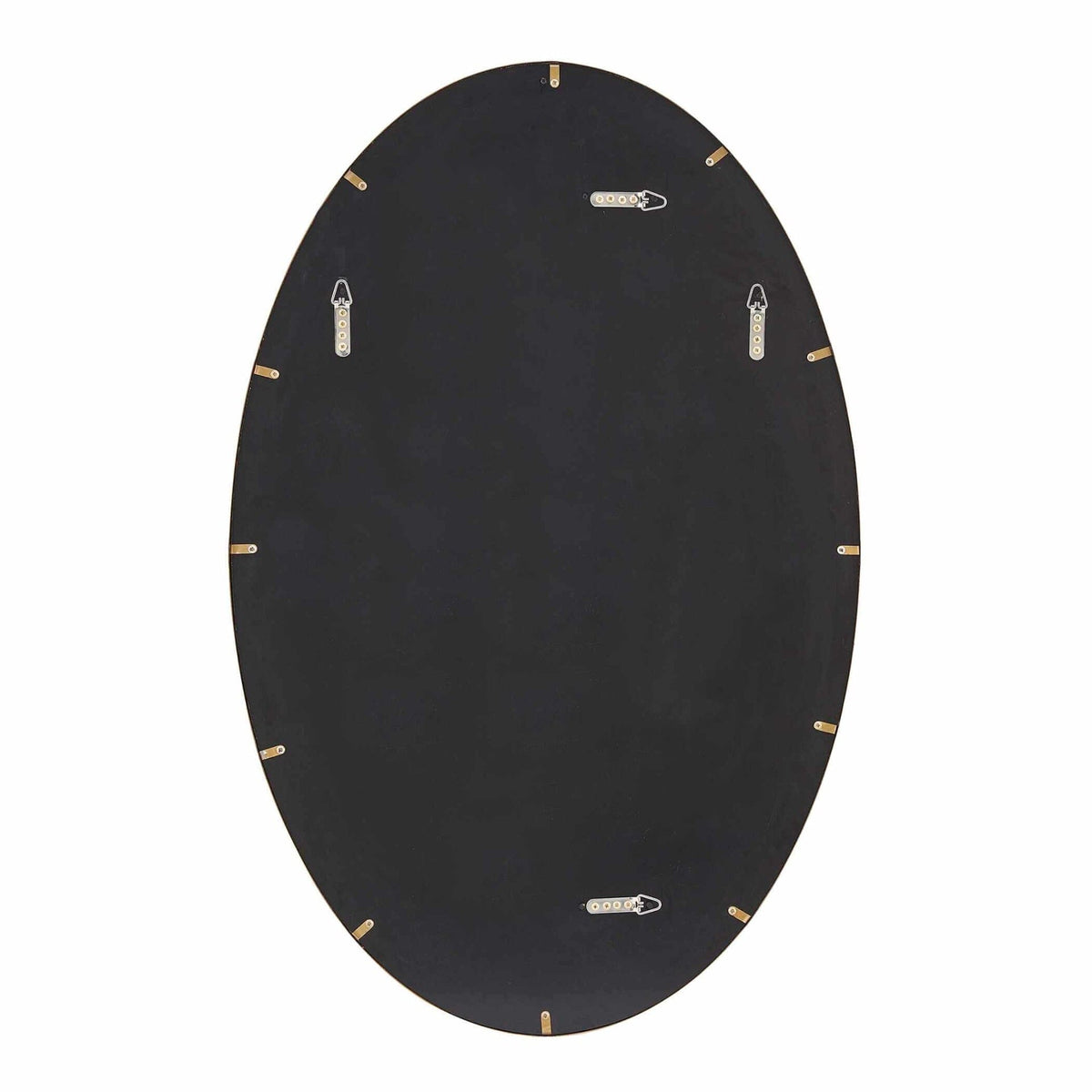 Uttermost Mirrors Elstree Antique Brass Oval Mirror House of Isabella UK