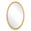 Uttermost Mirrors Elstree Antique Brass Oval Mirror House of Isabella UK