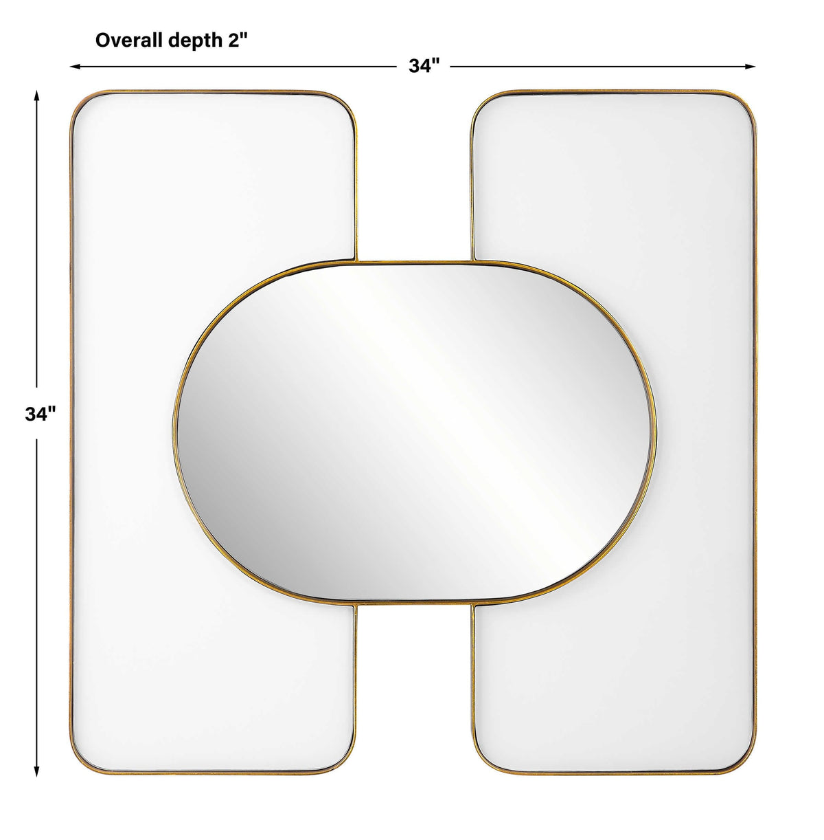 Uttermost Mirrors Embrace Mirror in White House of Isabella UK