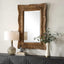 Uttermost Mirrors Emerson Scalloped Antique Gold Mirror House of Isabella UK