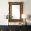 Uttermost Mirrors Emerson Scalloped Antique Gold Mirror House of Isabella UK