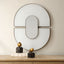 Uttermost Mirrors Encase Modern Oval Mirror in White House of Isabella UK