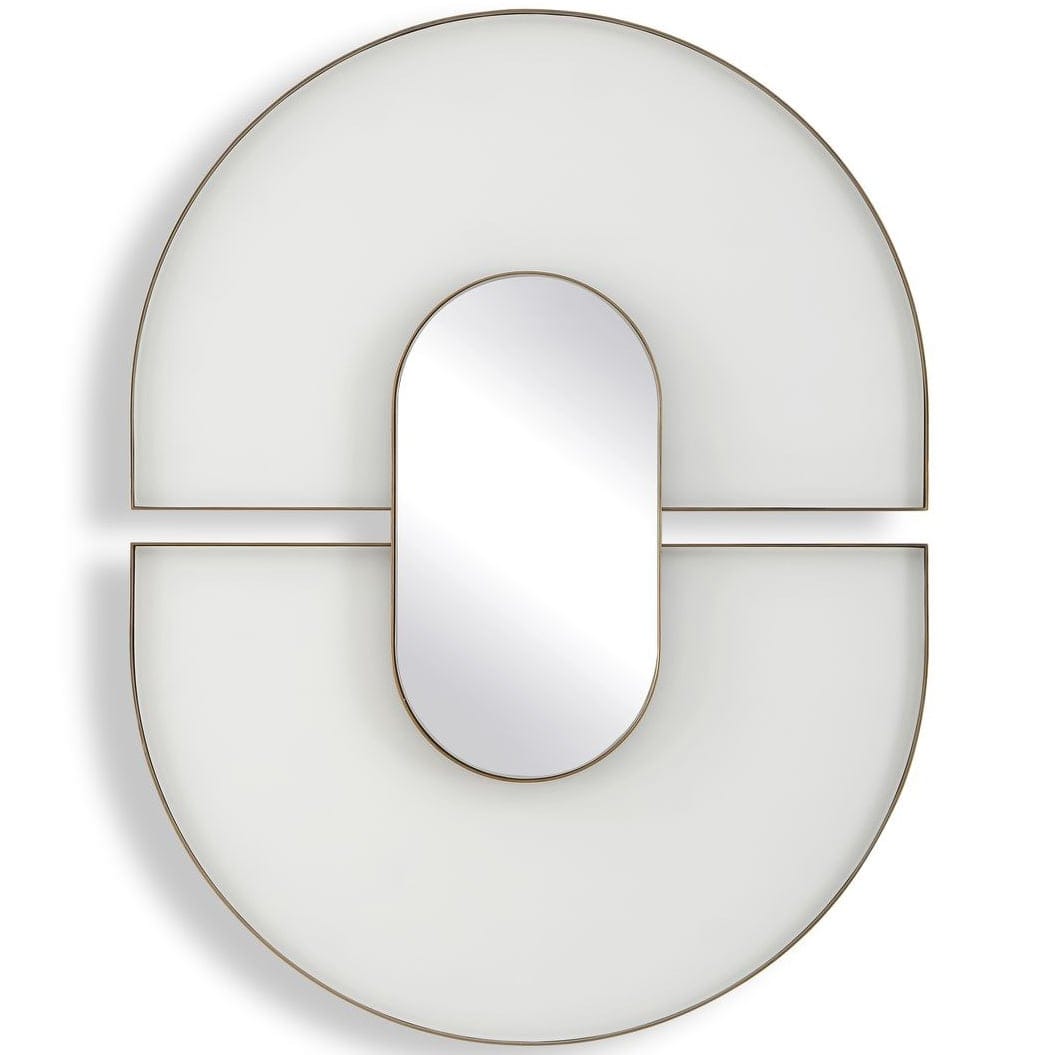Uttermost Mirrors Encase Modern Oval Mirror in White House of Isabella UK