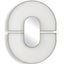 Uttermost Mirrors Encase Modern Oval Mirror in White House of Isabella UK