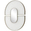 Uttermost Mirrors Encase Modern Oval Mirror in White House of Isabella UK